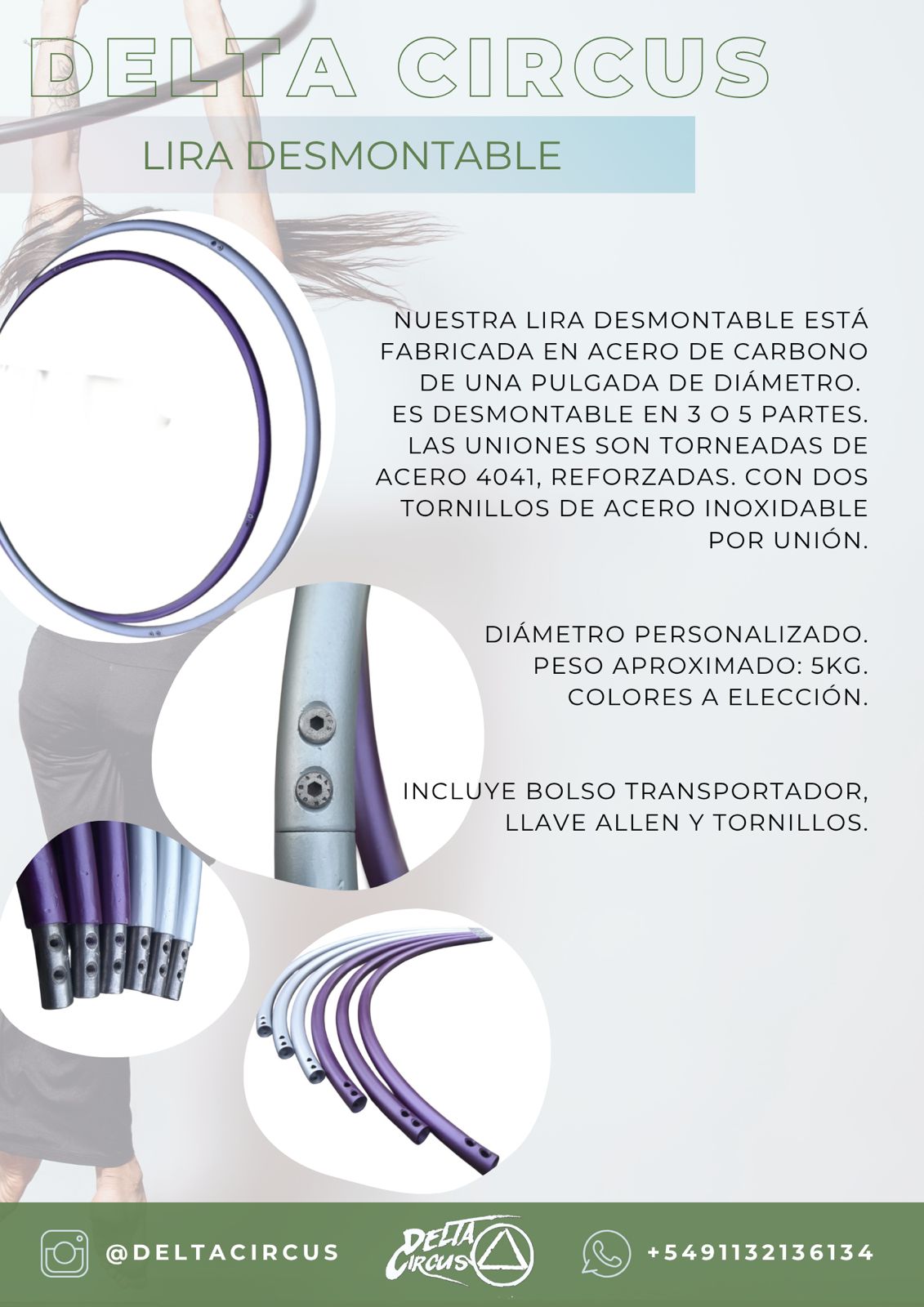 Lira Desmontable 3 Partes